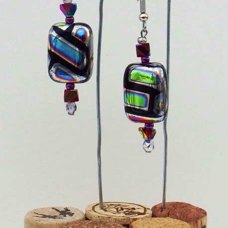 Another Brick in the Wall Earrings Hanging