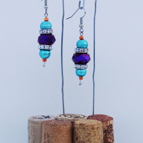 Twilight Majesty Earrings Hanging