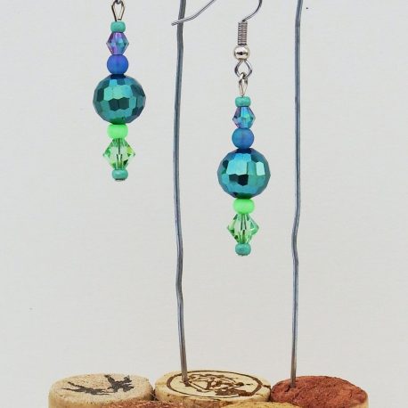 Ocean Symphony Earrings Hanging